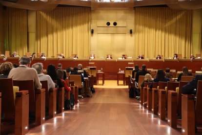 Lectura ayer en el TJUE sobre la sentencia a las preguntas prejudiciales efectuadas por Llarena.