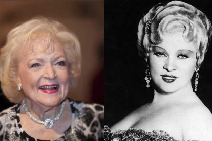 La ‘chica de oro’ Betty White y la polifacética actriz Mae West.