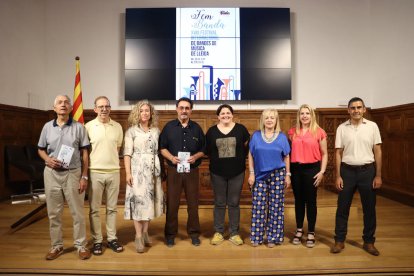 Presentació ahir a l’IEI de la 18 edició del Fem Banda.