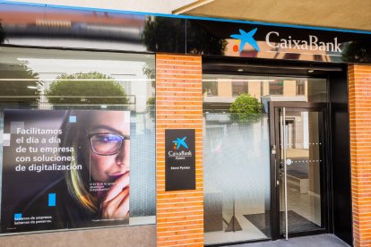 Una de les oficines de CaixaBank dirigida a pimes.