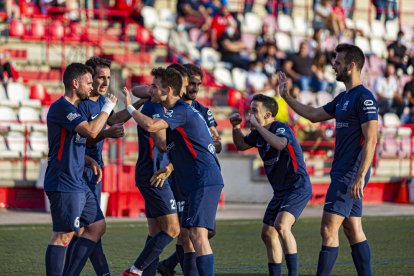 Imatge d’arxiu d’un dels partits de l’Atlètic Lleida.