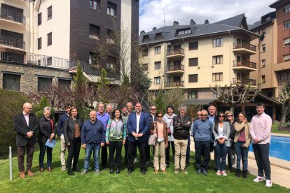 Junqueras va anar a Sort a renovar l’aliança d’ERC i Fem Municipi.