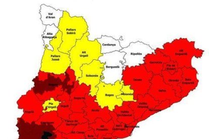 El mapa del Plan Alfa para este viernes.