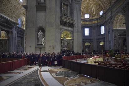 La capella ardent de Benet XVI.