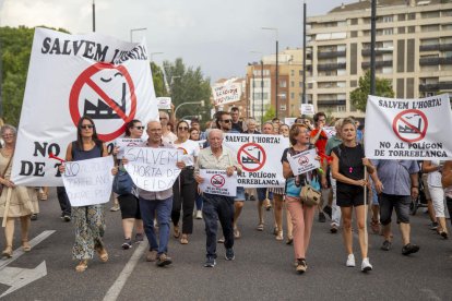 La protesta del passat 5 d’agost contra el nou polígon.