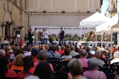 Concert ahir al migdia a la plaça Paeria.