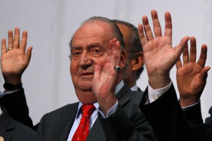 El rei emèrit Joan Carles I, en una fotografia d’arxiu feta el 2014.