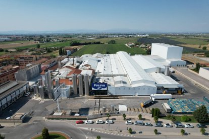 Imatge de la planta que té Lactalis a Mollerussa.