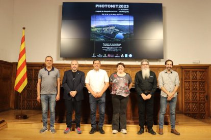 Presentación de esta cita de astrofotografía, ayer en el IEI.