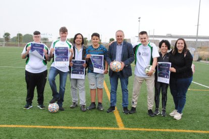 La presentación tuvo lugar ayer en el campo del Golmés.