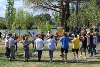 La sessió de sardanes celebrada durant la tarda.