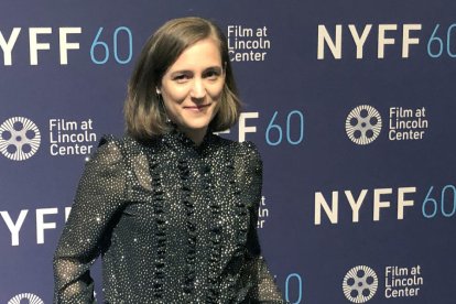 La directora de cine catalana, Carla Simón, a la catifa roja del Festival de Cine de Nova York.