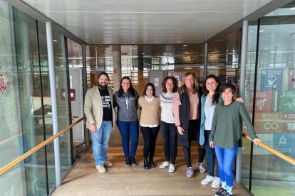 Alguns dels educadors socials amb plaça a Lleida.