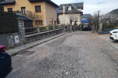 Un dels carrers del Pont on s’efectuaran millores.