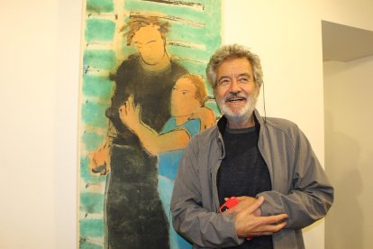 L’artista Perico Pastor va inaugurar ahir a la sala La Cuina de la Seu d’Urgell l’exposició ‘Despertar’.