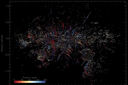 Descobreixen uns filaments estranys i inèdits en el centre de la Via Láctea