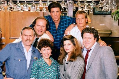 ‘Cheers’, ja amb Kirstie Alley.