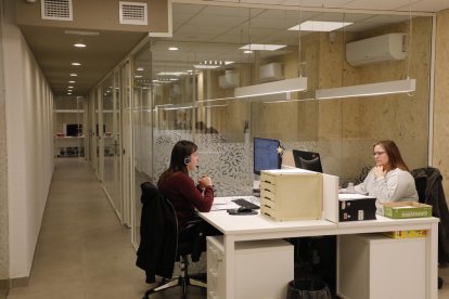 L’oficina d’habitatge de l’EMAU que es va estrenar a finals de l’any passat.