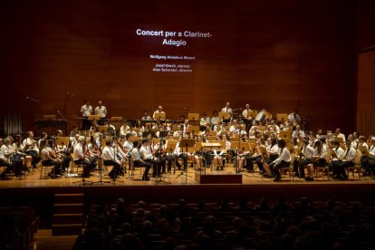 Imagen del concierto de clausura de ayer por la tarde en el Auditori Enric Granados. 