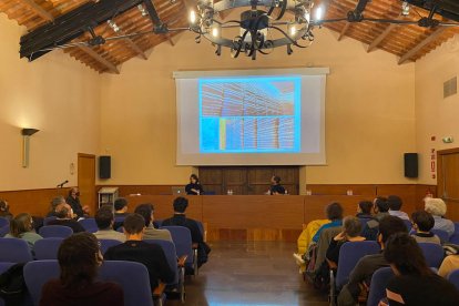 Imagen de una de las jornadas del congreso sobre la tapia. 