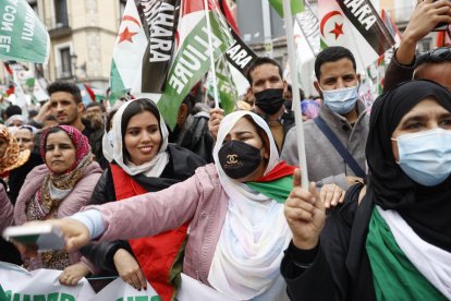 Protesta en Madrid contra el “giro” del Gobierno español en el Sáhara