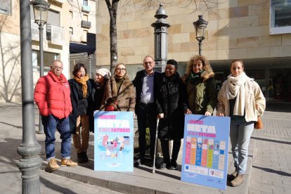 La presentació de la campanya ahir al Centre Històric.