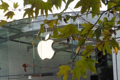 El logo de Apple, en una fotografía de archivo.