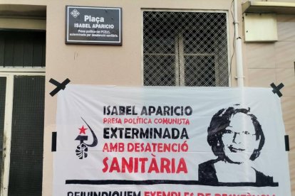 Acto de la Plataforma Antirepressiva de Ponent por la memoria histórica.