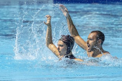 El duo català va tornar a pujar al segon calaix del podi europeu.