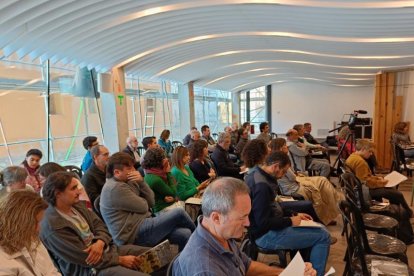 Alguns dels participants en el congrés que es va celebrar al Pont des de dijous fins ahir.