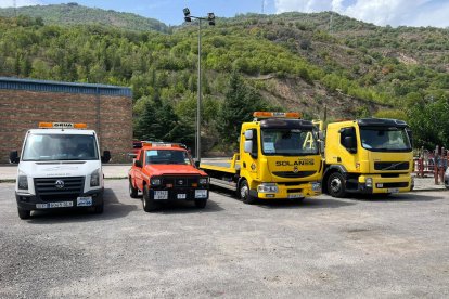 Grues aturades i mobilització de protesta avui al Pallars Sobirà