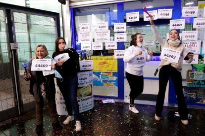 Imagen de la celebración en Barcelona del sorteo de ‘El Niño’ de 2022, que pasó de largo en Lleida. 