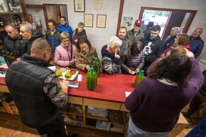 La cooperativa de l’Espluga Calba, que ahir va superar els més de 3.500 litres d’oli venuts.