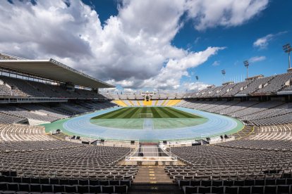 Mejoras en Montjuïc  -  El Barça anunció ayer que ha terminado la segunda fase de las obras del Estadi Olímpic Lluís Companys y su adecuación a las necesidades del club para acoger los partidos del primer equipo hasta noviembre de 2024, mient ...