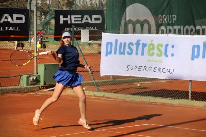 Judit Pla (imagen) se jugará el título femenino con Irene Basalo. 