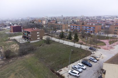 Vista de las calles que estrenarán nombre junto a los terrenos donde se edificará la nueva ABS.