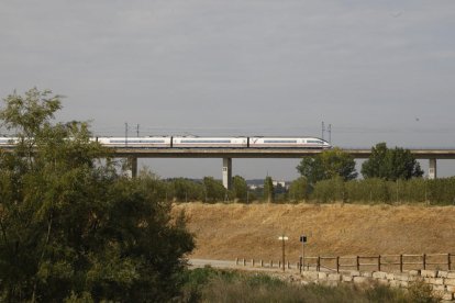 Imagen de archivo de un tren AVE.