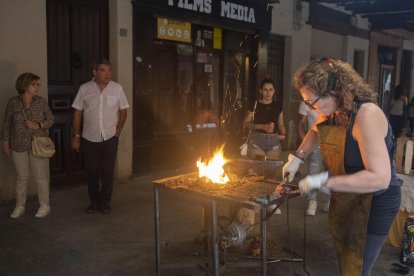 Oficios antiguos tuvieron un espacio en las calles de Balaguer en el fin de semana de la Harpia.