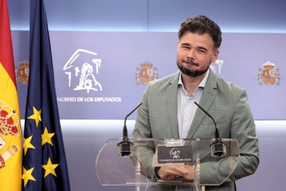 El portavoz de Esquerra en el Congreso, Gabriel Rufián.