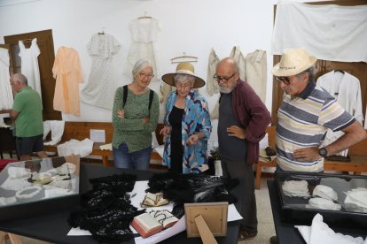 La celebració va incloure una exposició de peces antigues i tallers sobre com filar la llana.