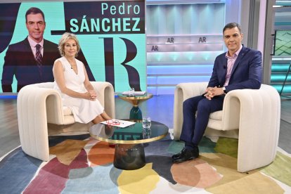 Ana Rosa Quintana y Pedro Sánchez protagonizaron una entrevista con momentos tensos.