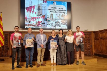 La presentación del Mercat se hizo ayer en el Institut d’Estudis Ilerdencs.