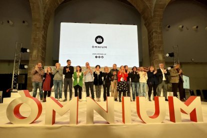 Òmnium Cultural va celebrar ahir assemblea general a Barcelona.