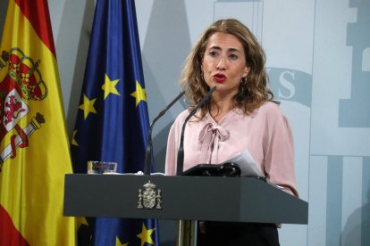 La ministra de Transportes, Raquel Sánchez.