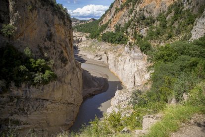 Mont-rebei, a la cua de Canelles, que està al 45%, mentre que Escales i Santa Anna estan al 81 i 75%.