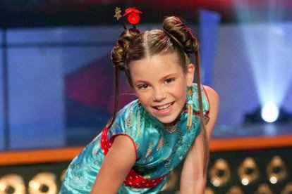 María Isabel el 2004, any en què va guanyar Eurovisió Júnior.