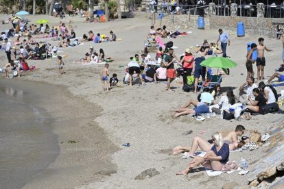 Una platja a Múrcia.