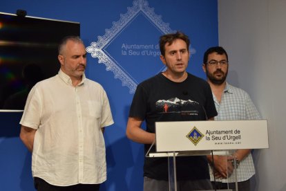 Presentació ahir del programa de les festes de la Seu d’Urgell.