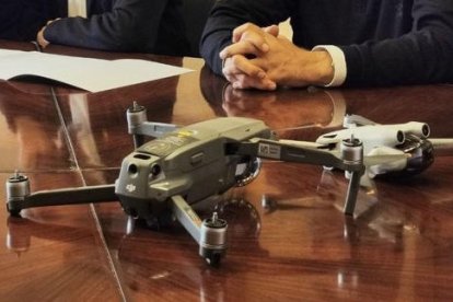 Uno de los drones que se usará para vigilar l’Horta.