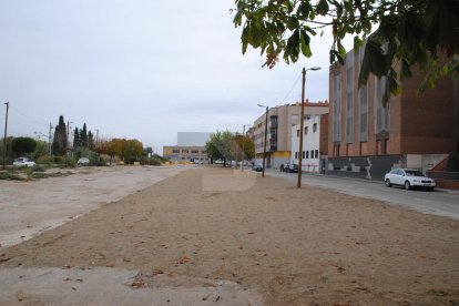 La zona del Sant Isidori, convertida en solar.